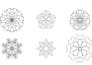 draw unique mandala coloring pages for adults and kids